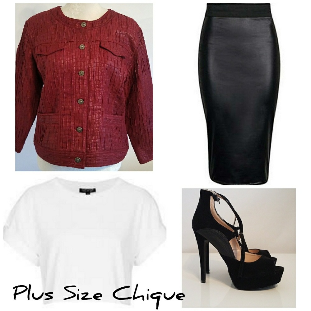 Ruby Rd Burgundy Jacket - image 1